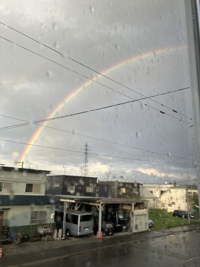 🌈週末のごほうび、虹と季節の移ろい